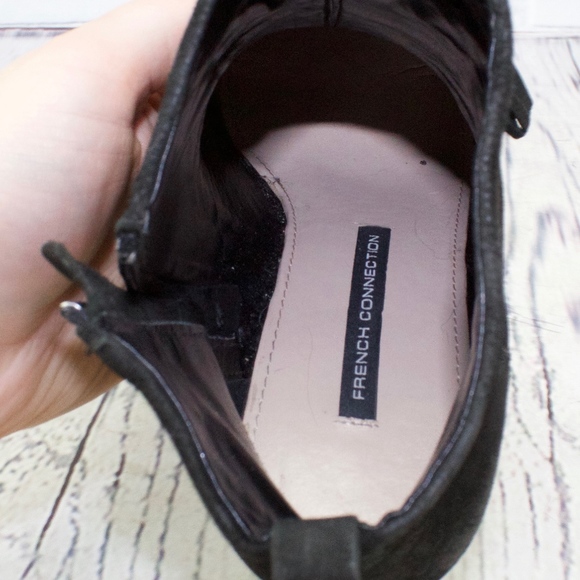 French Connection Dilyla Block Heel Ankle Boots 9 - Picture 6 of 8